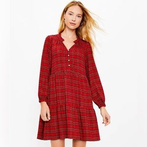 LOFT Plaid Dress